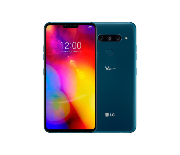 LG V40 128GB niebieski - 477996 - zdjęcie
